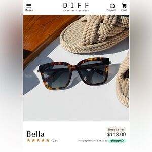 Diff Eyewear, Bella style, Sunglasses